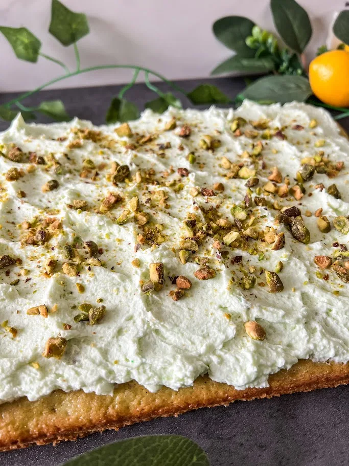 Pistachio Cloud Cake (with a Zesty Twist)