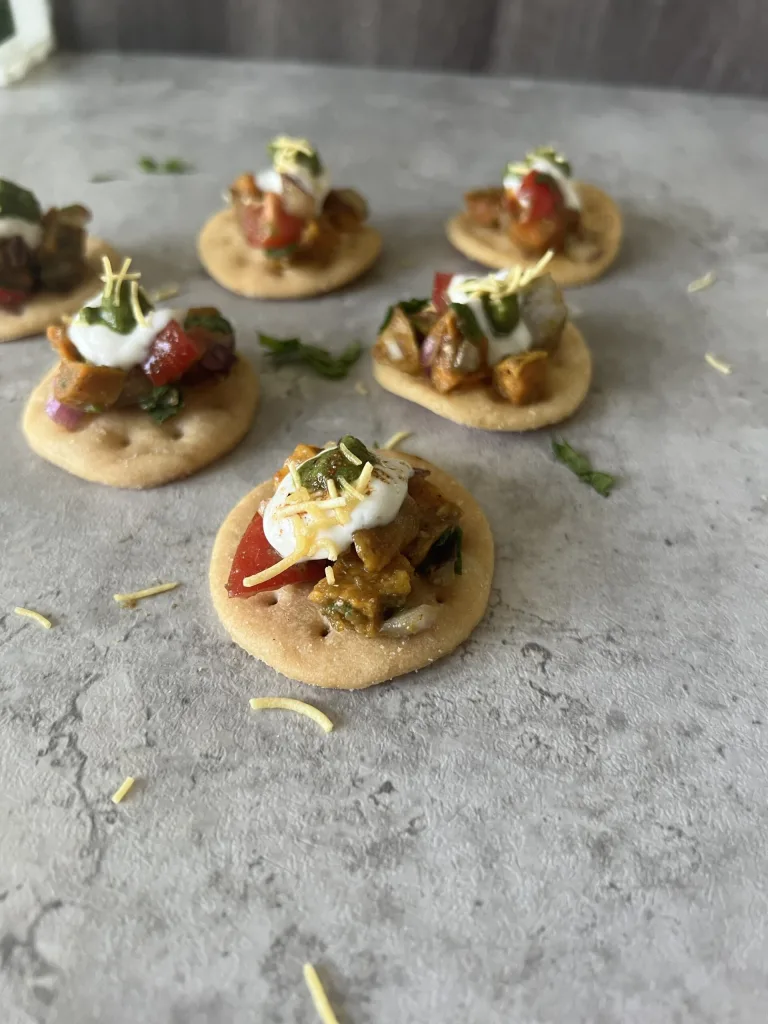 Sweet Potato Chaat Bites