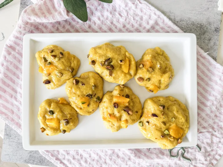 Toddler-Approved Golden Mango Pancake Biscuits
